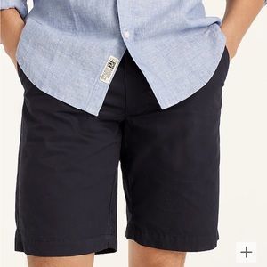 J. Crew 9" Stretch Chino Short Navy
